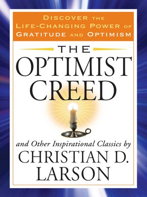 cover image of The Optimist Creed